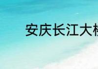 安庆长江大桥桥墩子放牛了吗