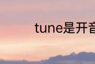 tune是开音节还是闭音节