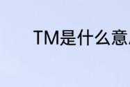 TM是什么意思　tm什么意思