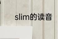 slim的读音　slim和fit的区别