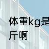 体重kg是斤还是公斤　kg是公斤还是斤啊