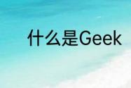 什么是Geek　极客是什么意思