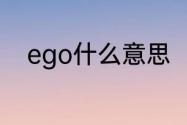 ego什么意思　英语ego什么意思