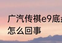 广汽传祺e9底盘解析　电脑显示e9是怎么回事