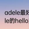 adele最好听的十首歌　你们觉得adele的hello好听吗