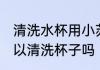 清洗水杯用小苏打可以吗 用苏打粉可以清洗杯子吗