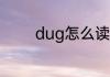 dug怎么读 dug英语怎么读