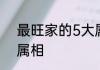 最旺家的5大属相 盘点最旺家的5大属相