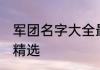 军团名字大全最文雅 文雅的军团名字精选