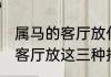 属马的客厅放什么摆件招财 属马的人客厅放这三种摆件最招财